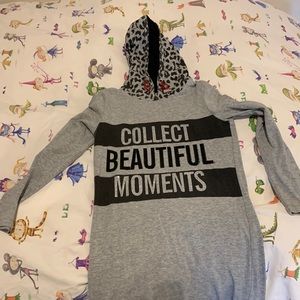 Long sweatshirt dress
